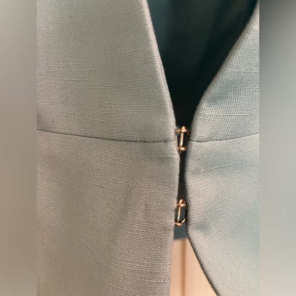 Sky blue suit jacket (size 4) and skirt (size 2) - Franco Mirabelli - Picture 2 of 9